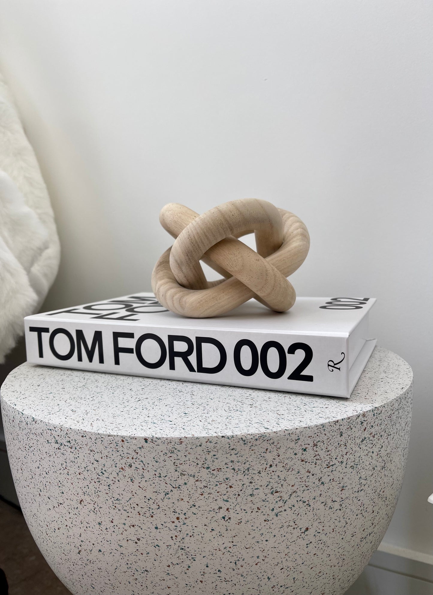 Tom F 002 White Decorative Secret Coffee Table Book Box