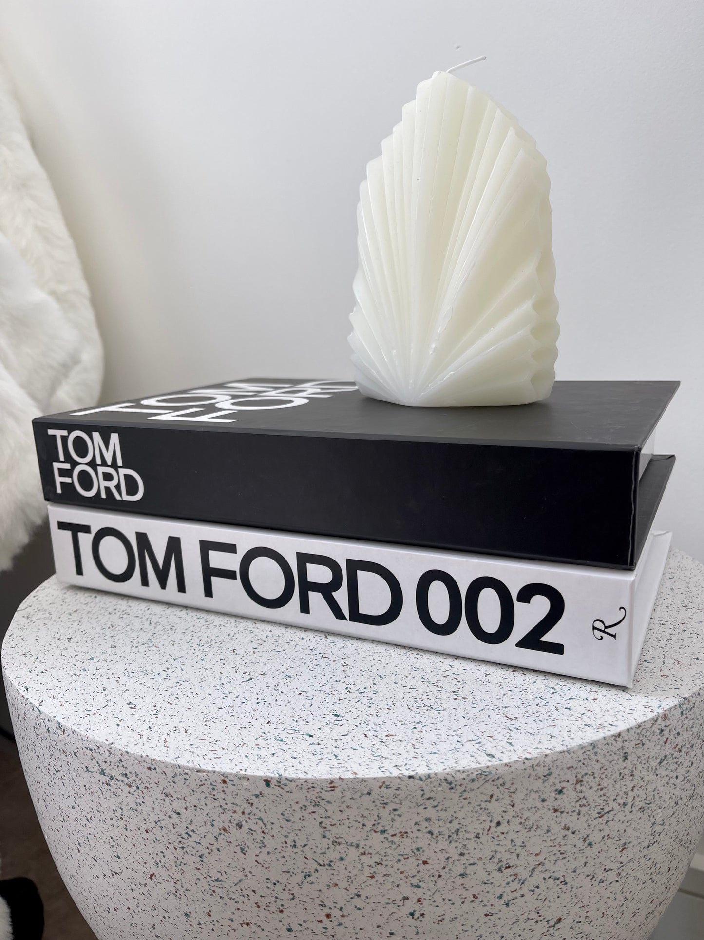 Tom F 002 White Decorative Secret Coffee Table Book Box