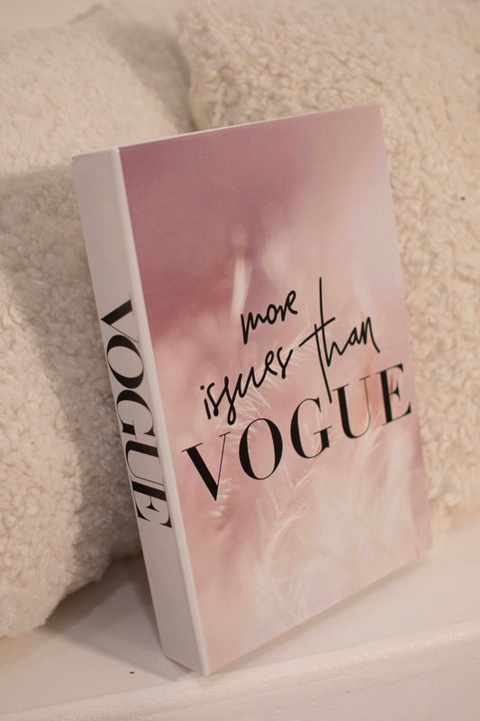 More Issues Than Vogue Decorative Secret Coffee Table Book Box