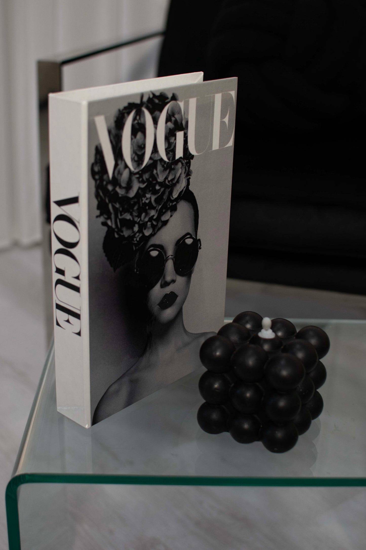 Vogue Flower Decorative Secret Coffee Table Book Box