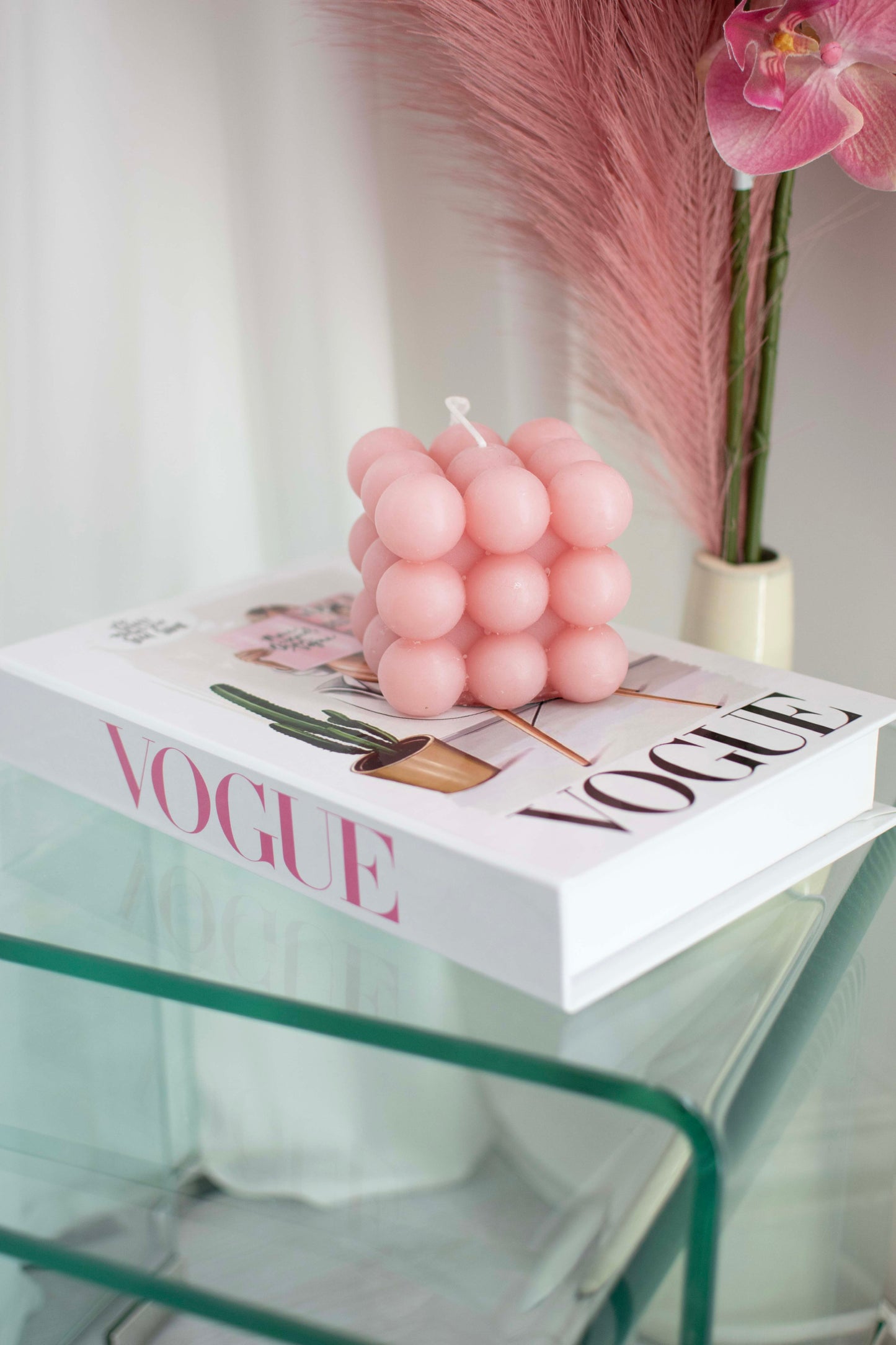 Vogue Pink Decorative Secret Coffee Table Book Box