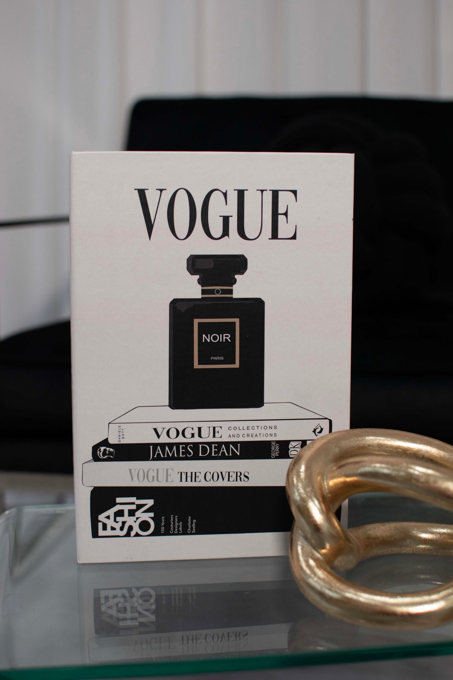 Vogue Covers Decorative Secret Coffee Table Book Box