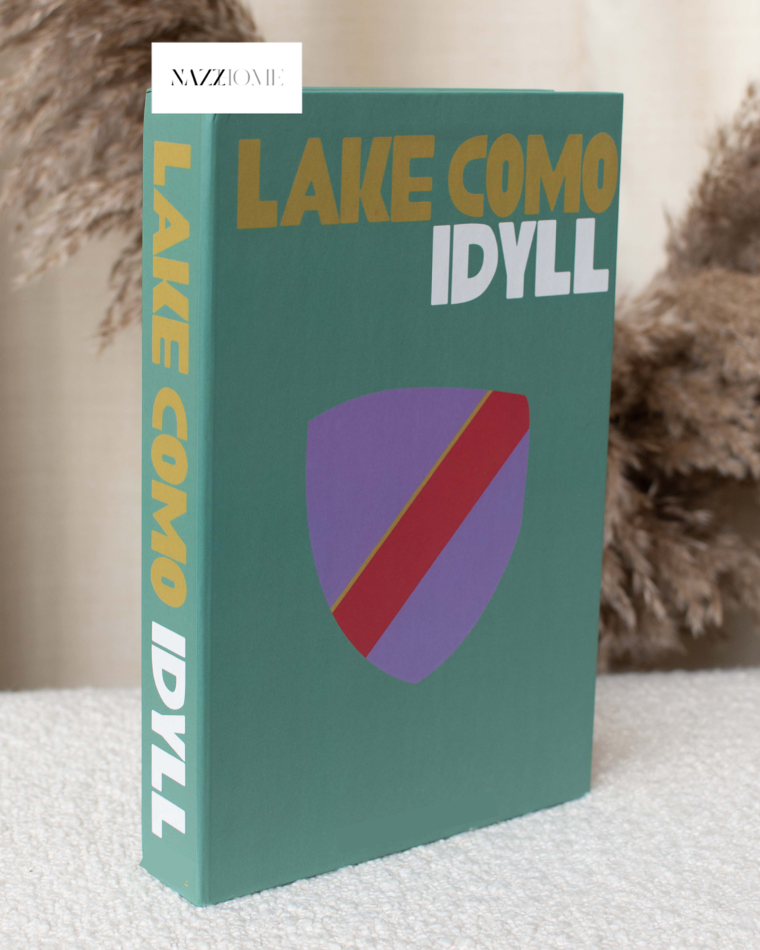 Lake Como Idyll Travel Decorative Secret Coffee Table Book Box