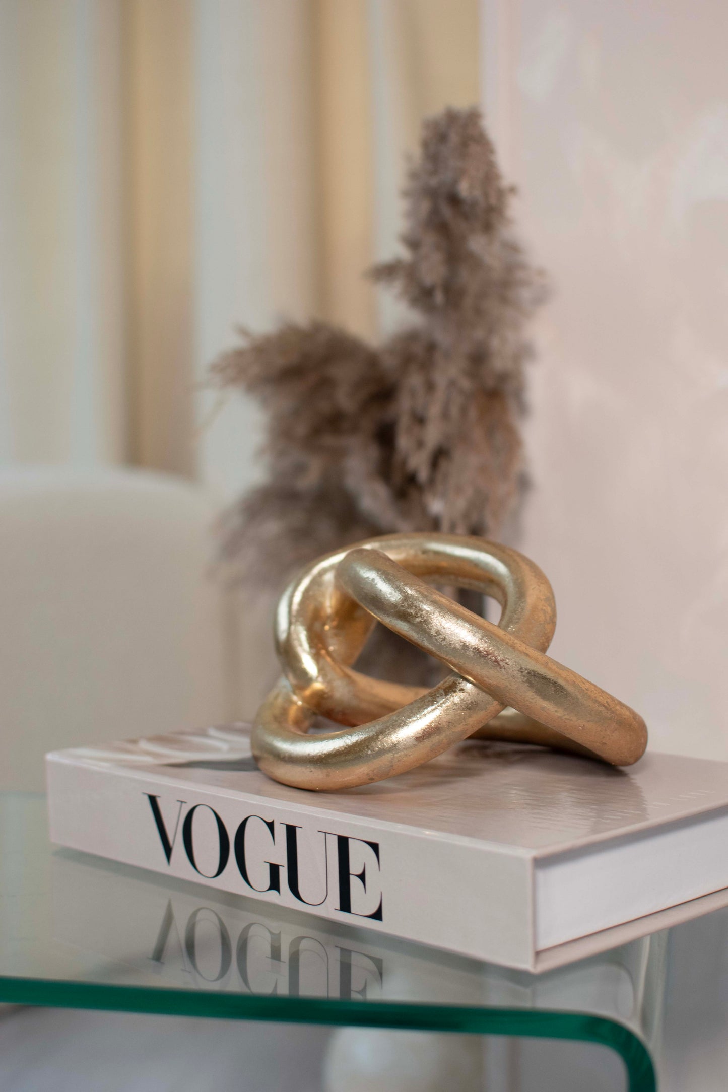 Vogue Cream Decorative Secret Coffee Table Book Box