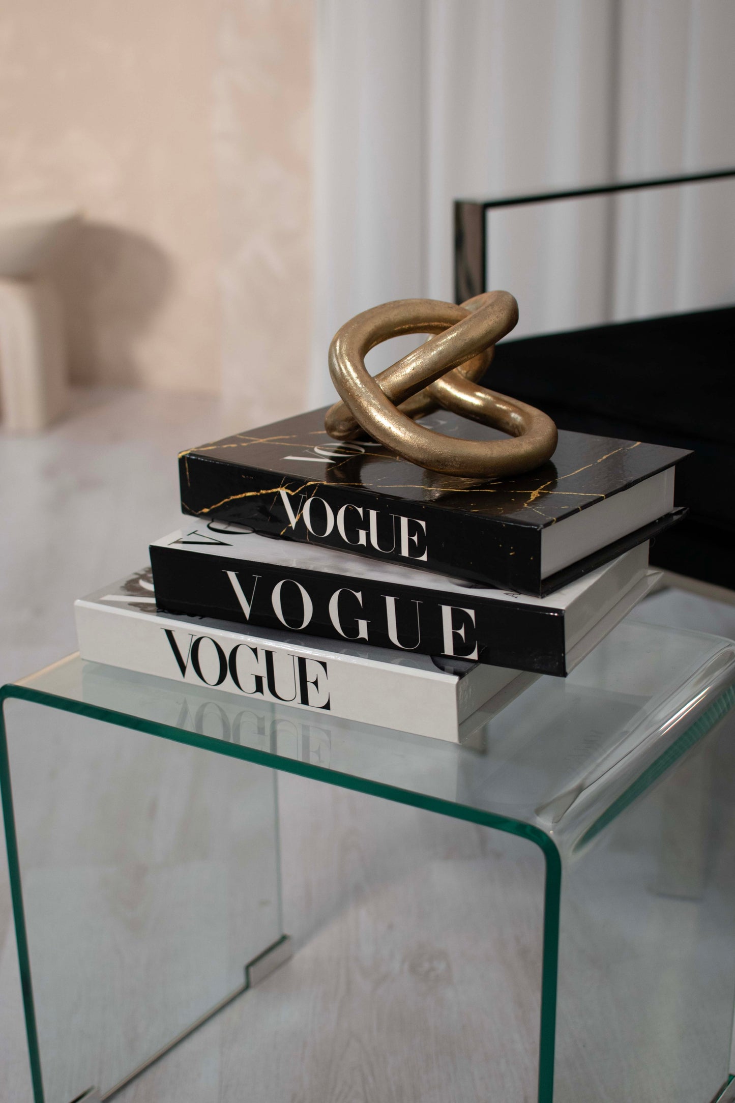 Vogue Flower Decorative Secret Coffee Table Book Box