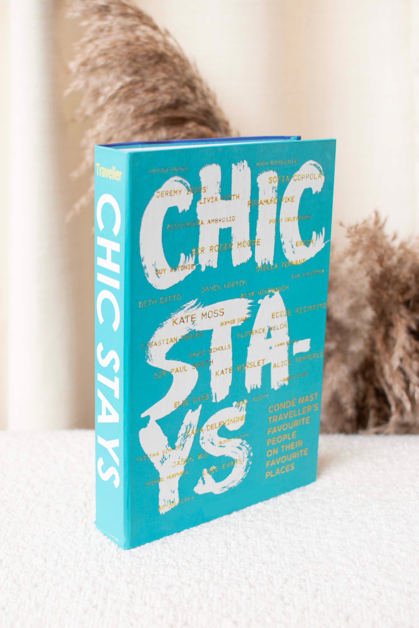 Chic Stays Travel Decorative Secret Coffee Table Book Box