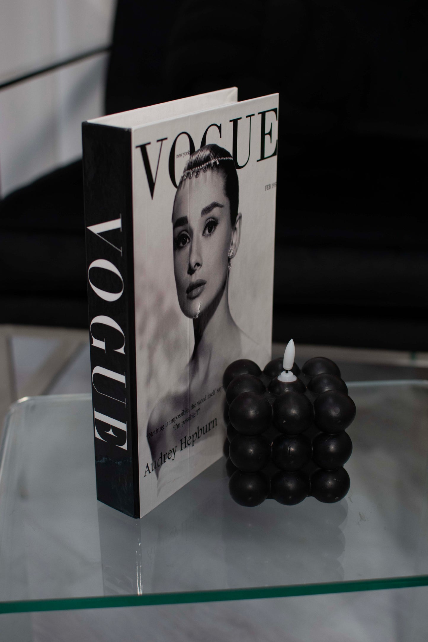 Vogue Audrey Hepburn Decorative Secret Coffee Table Book Box