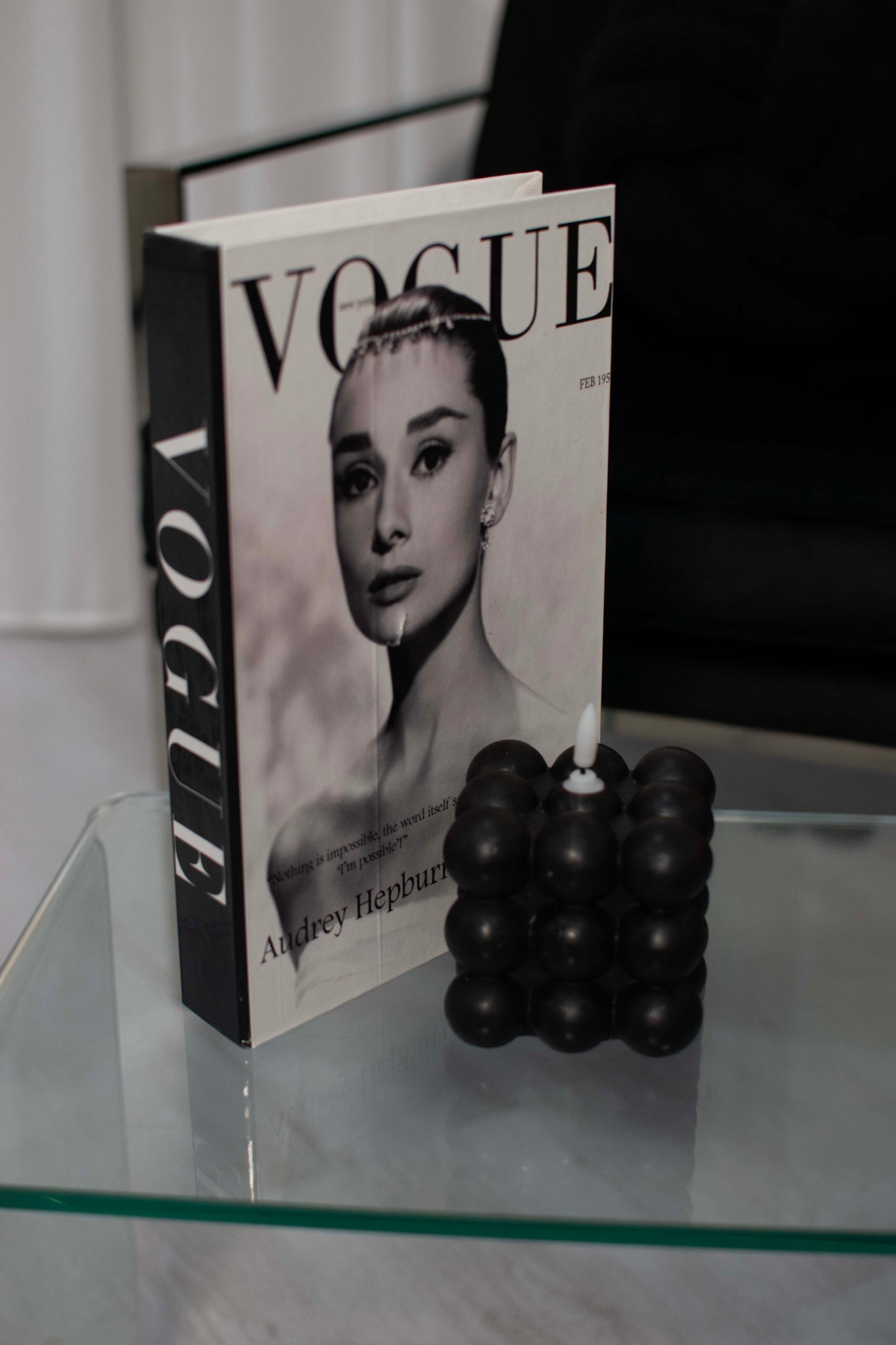 Vogue Audrey Hepburn Decorative Secret Coffee Table Book Box