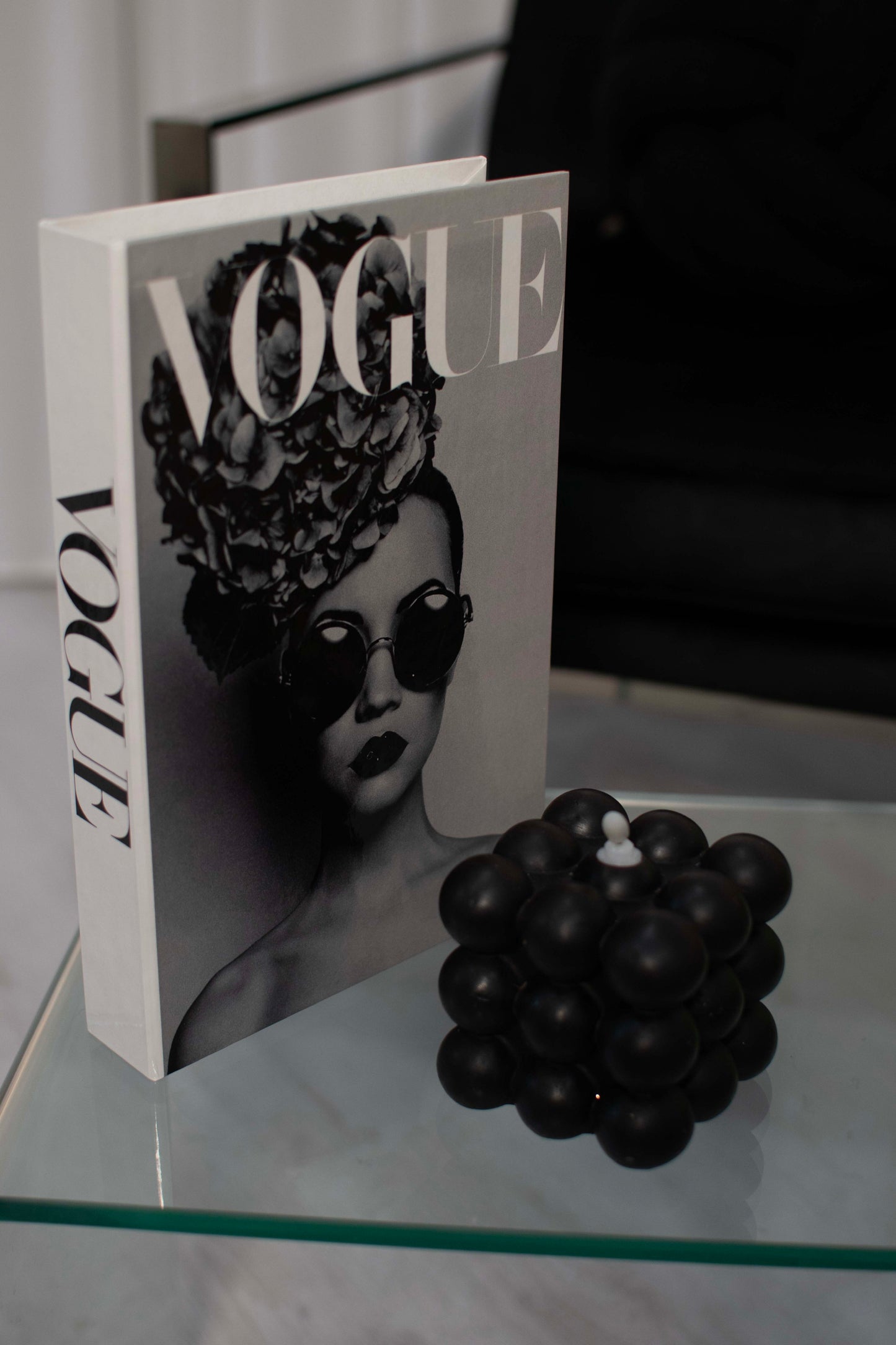 Vogue Flower Decorative Secret Coffee Table Book Box