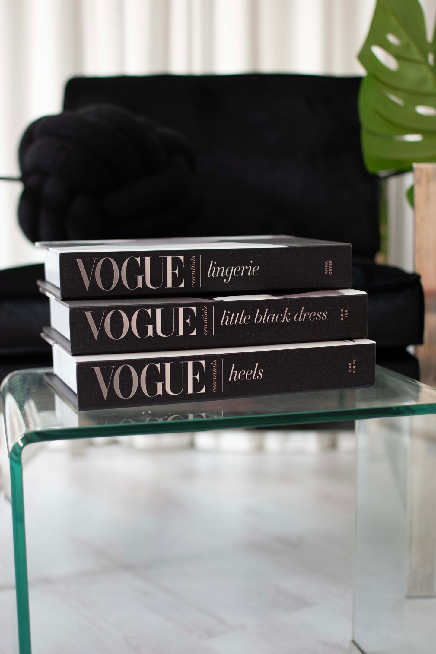 Vogue Little Black Dress Decorative Secret Coffee Table Book Box