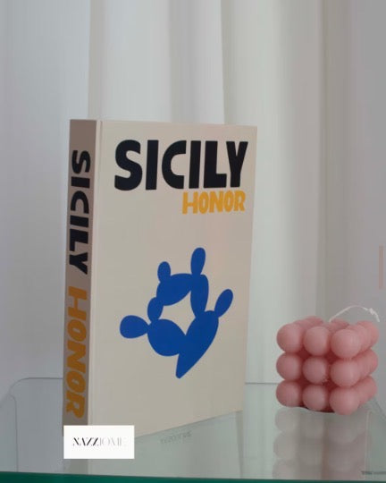 Sicily Honor Travel Decorative Secret Coffee Table Book Box