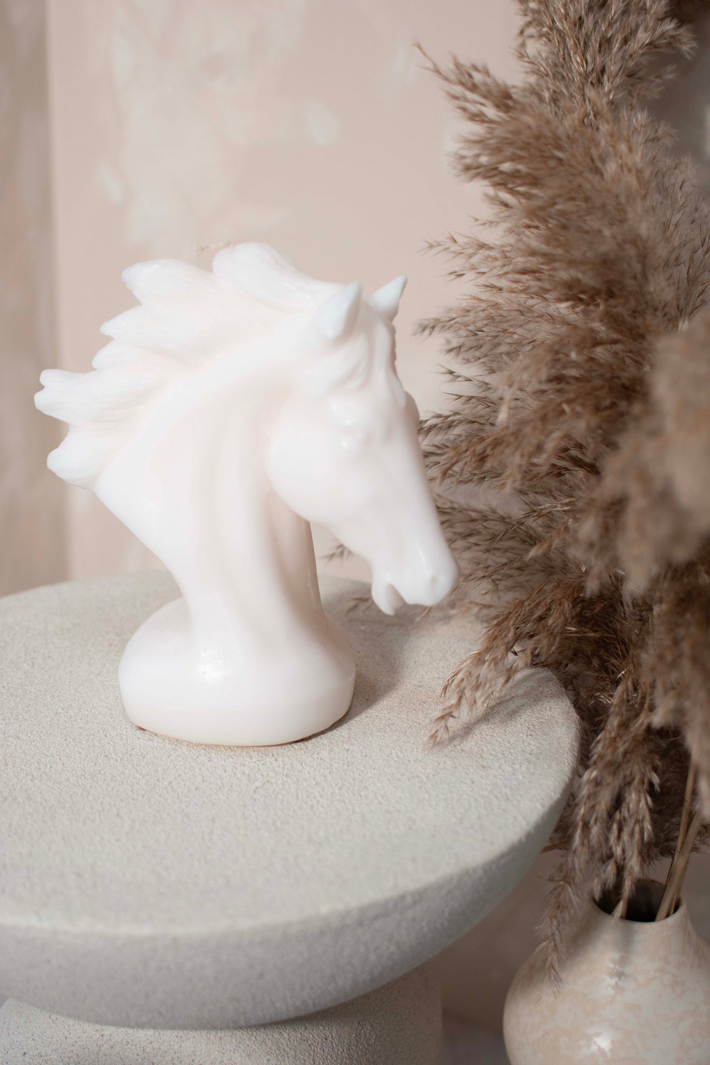 Luxury Masterpiece Stallion Horse Candle Sculpture Large 24cm