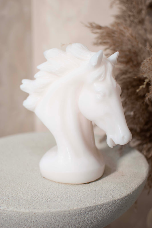 Luxury Masterpiece Stallion Horse Candle Sculpture Large 24cm