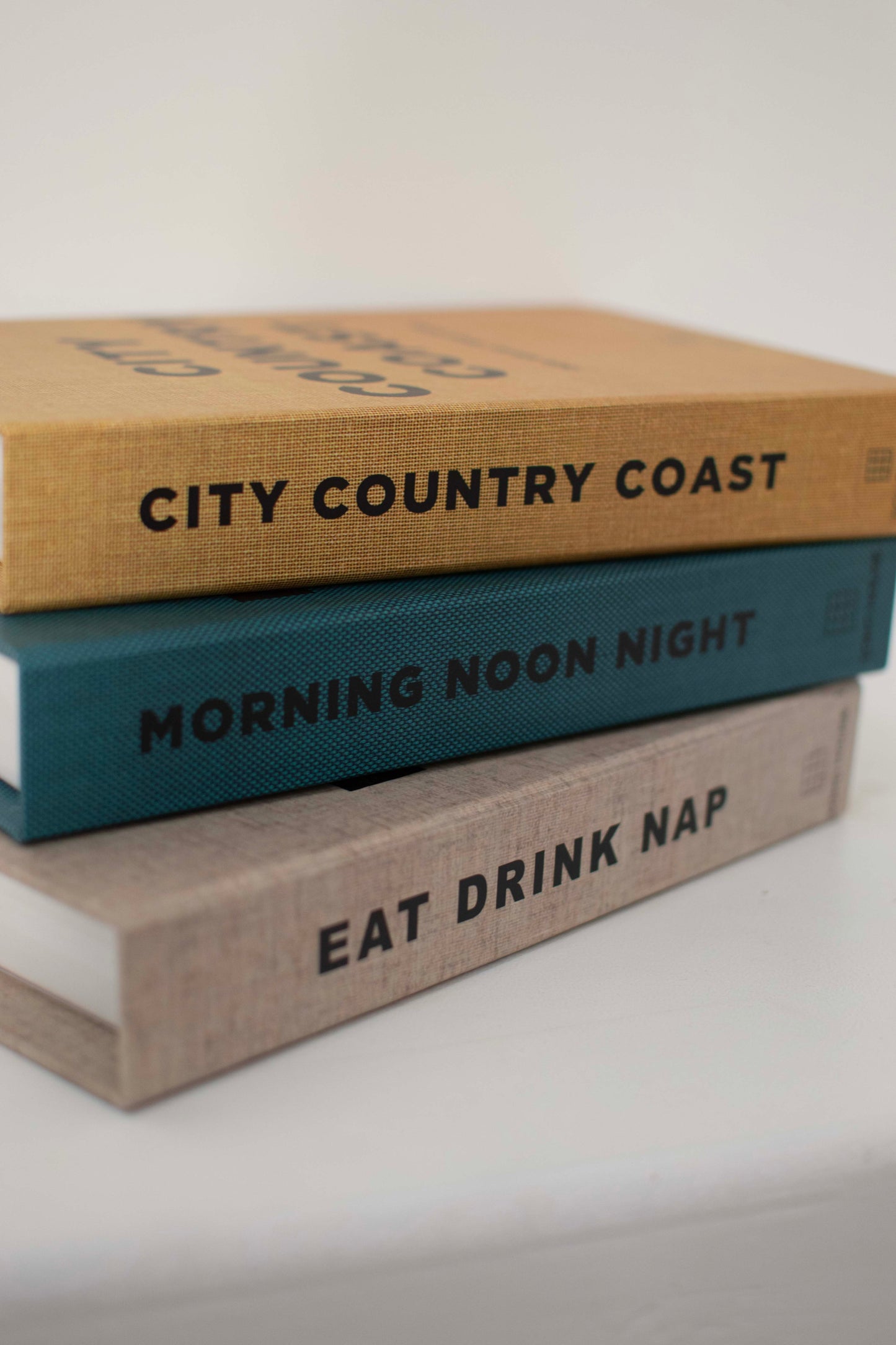 Morning Noon Night Decorative Secret Coffee Table Book Box