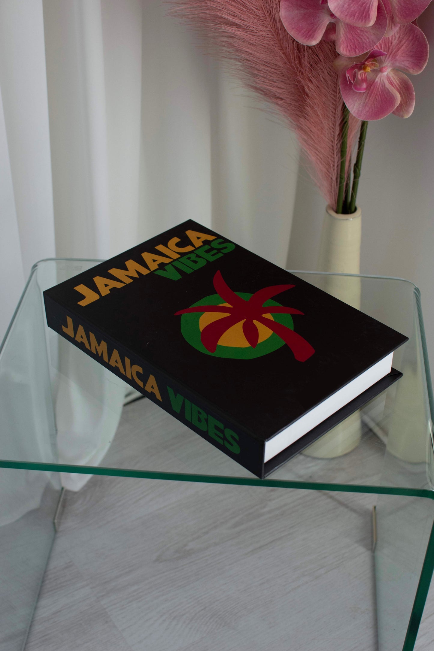 Jamaica Vibes Travel Decorative Secret Coffee Table Book Box