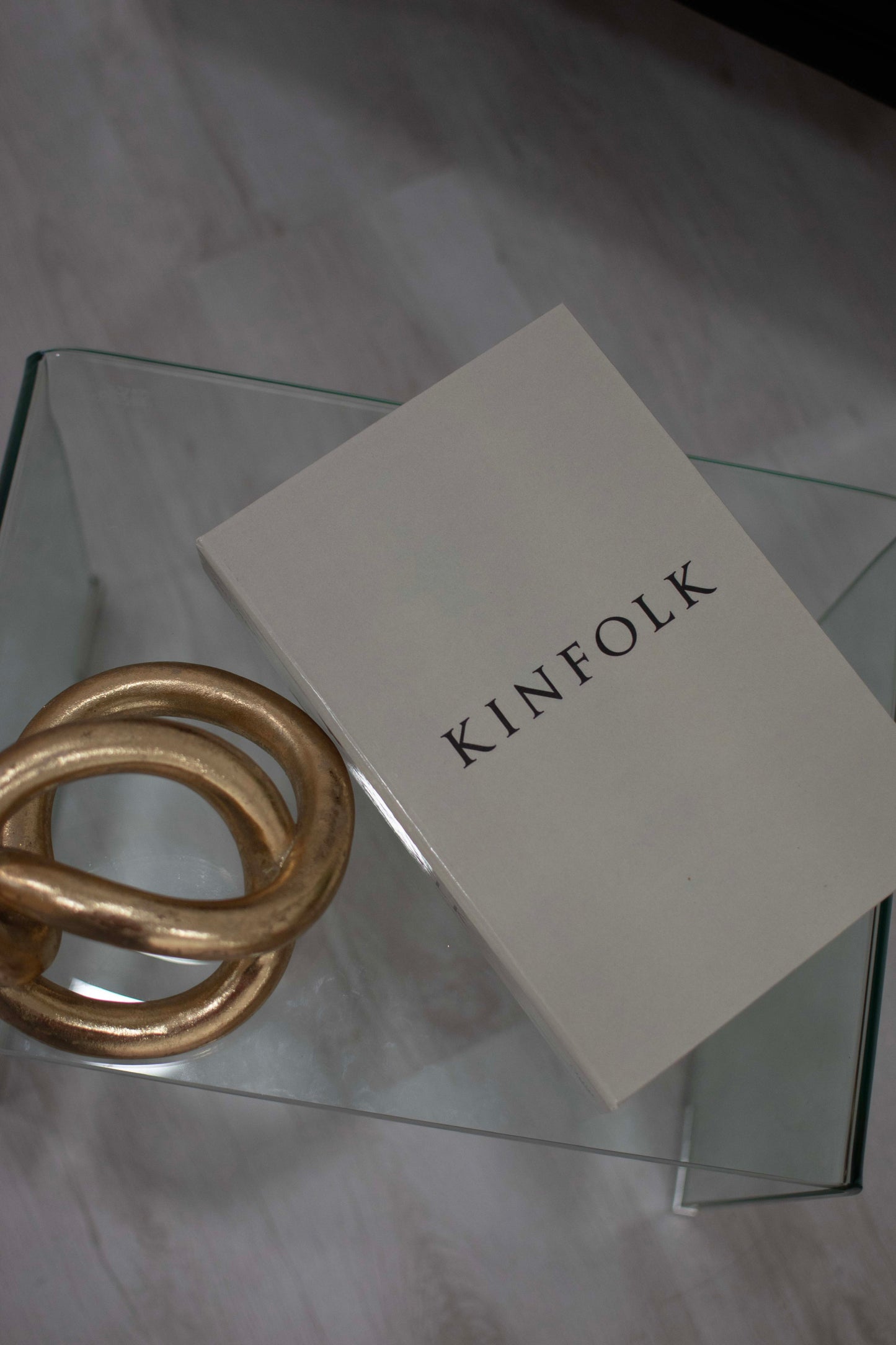 Kinfolk Grey Decorative Secret Coffee Table Book Box