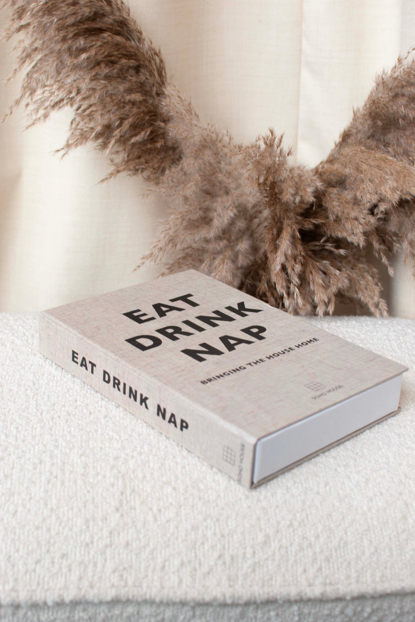 Eat Drink Nap Decorative Secret Coffee Table Book Box